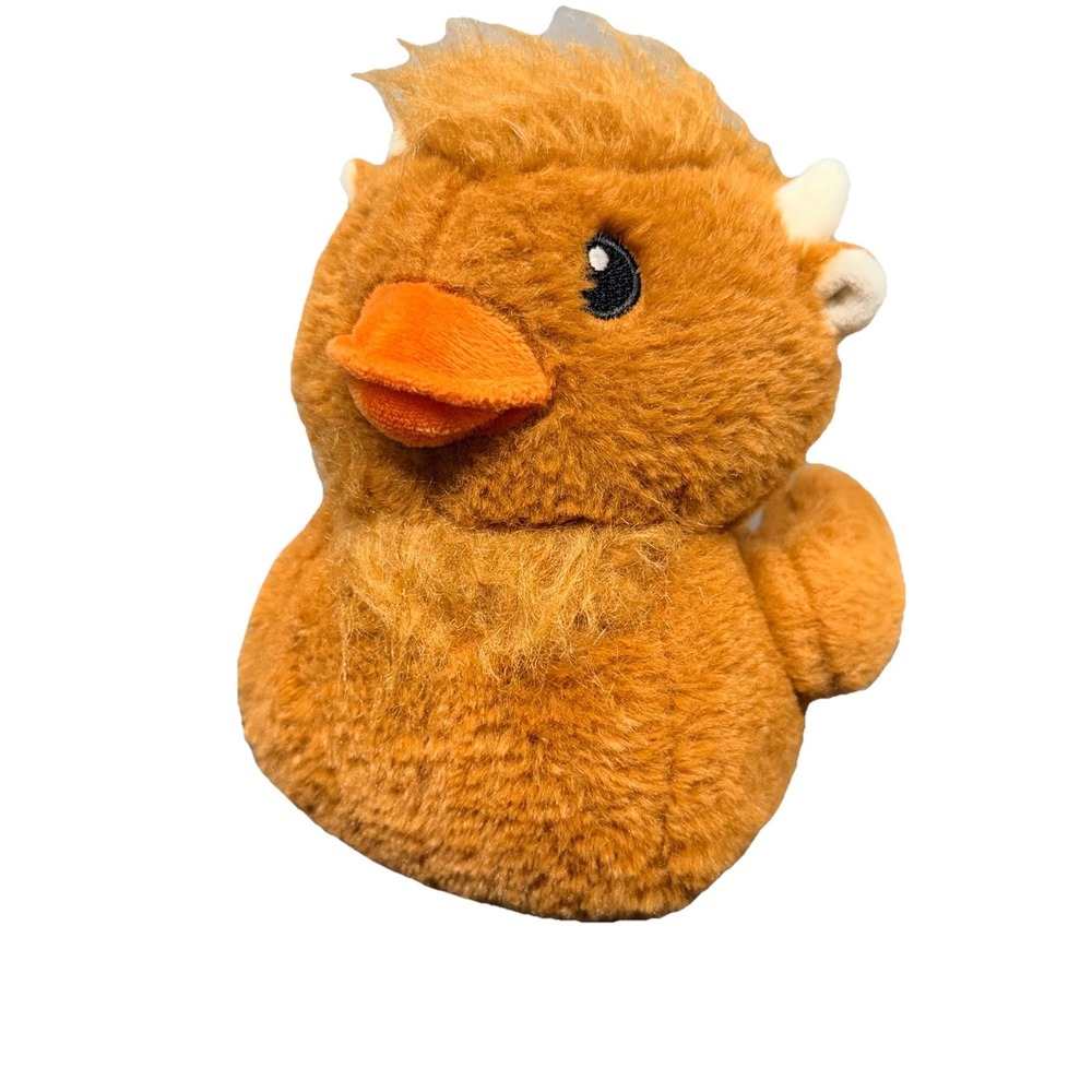 Goffa Plush Duck Brown Stuffed Animal 6" Soft Toy Vintage Style Small